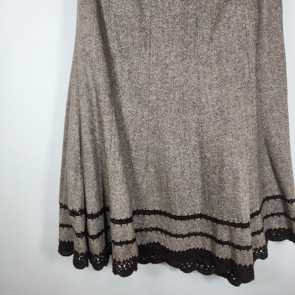 Vintage Talbots Gray Midi Pencil Skirt for Work - Picture 4 of 9